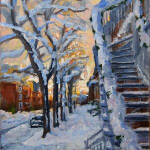 6e rue enneigée