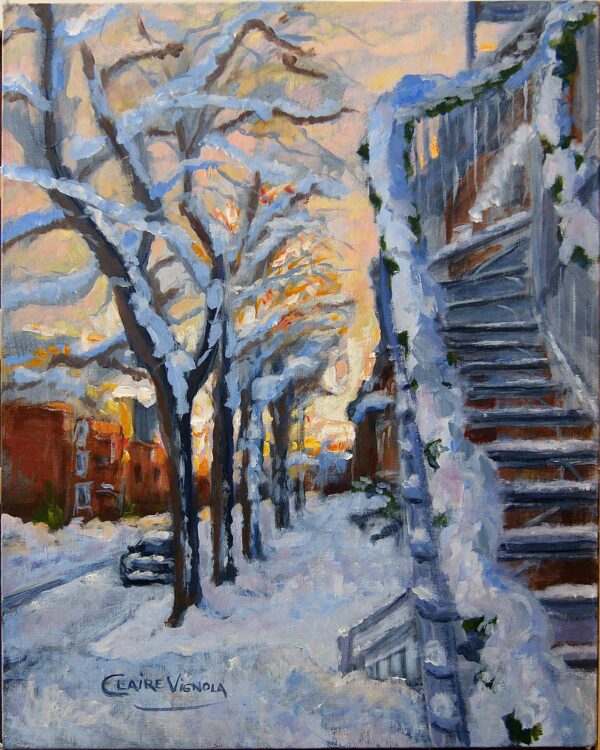 6e rue enneigée